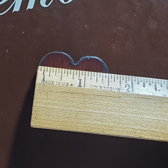 Magnetic Heart recipe picture note card holder Handmade Metal Memories - Picture 4 of 11